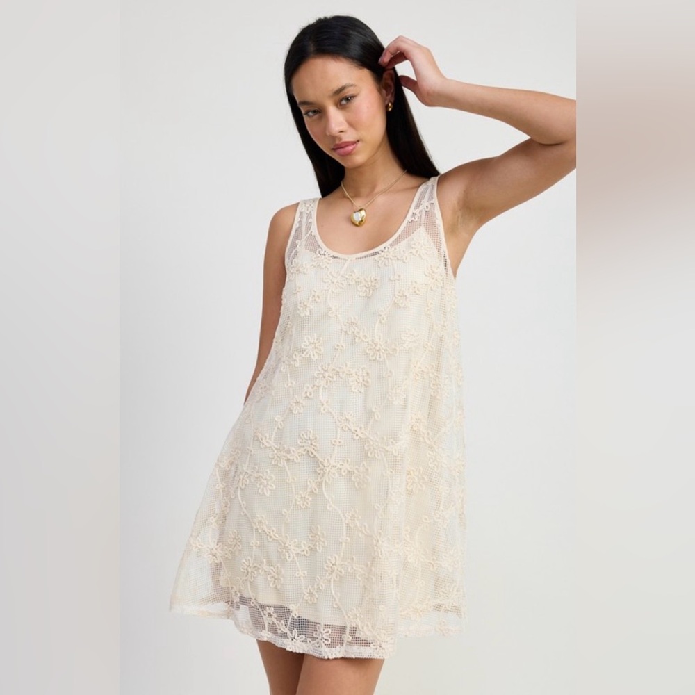 Emory Park Cream Lace Dress